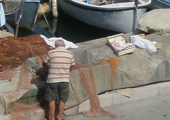 Pescatore a Porto Ercole